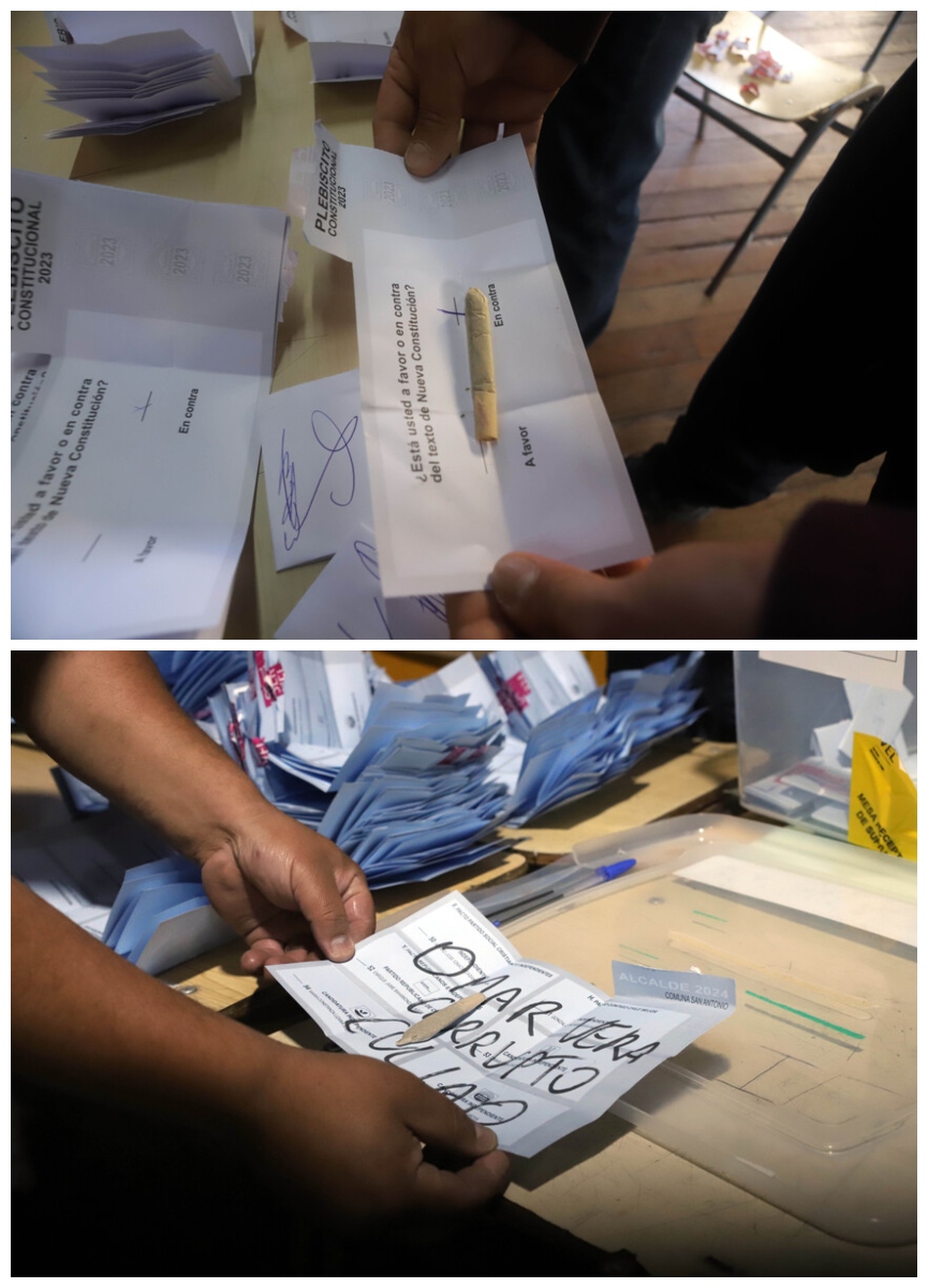 Apareció un cigarro de marihuana y un sobre con semillas en conteo de votos: es la tercera vez
