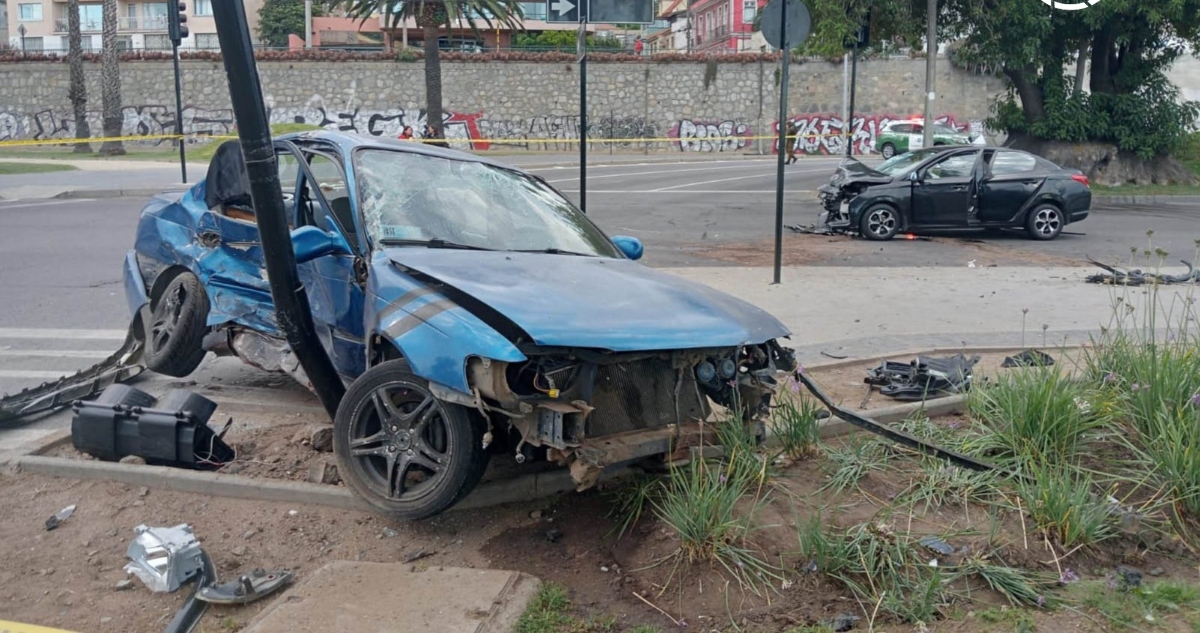 Colisión conductora ebria