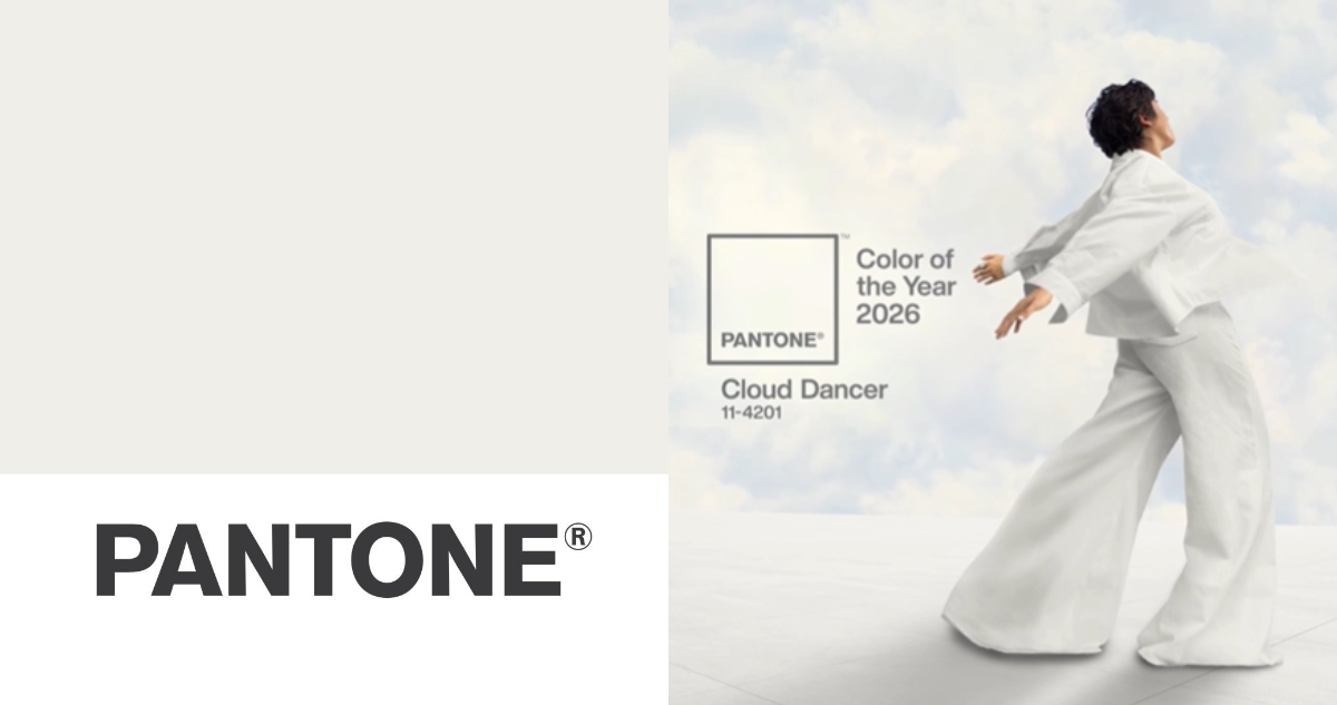 Cloud Dancer, el Color del Año 2026, según Pantone