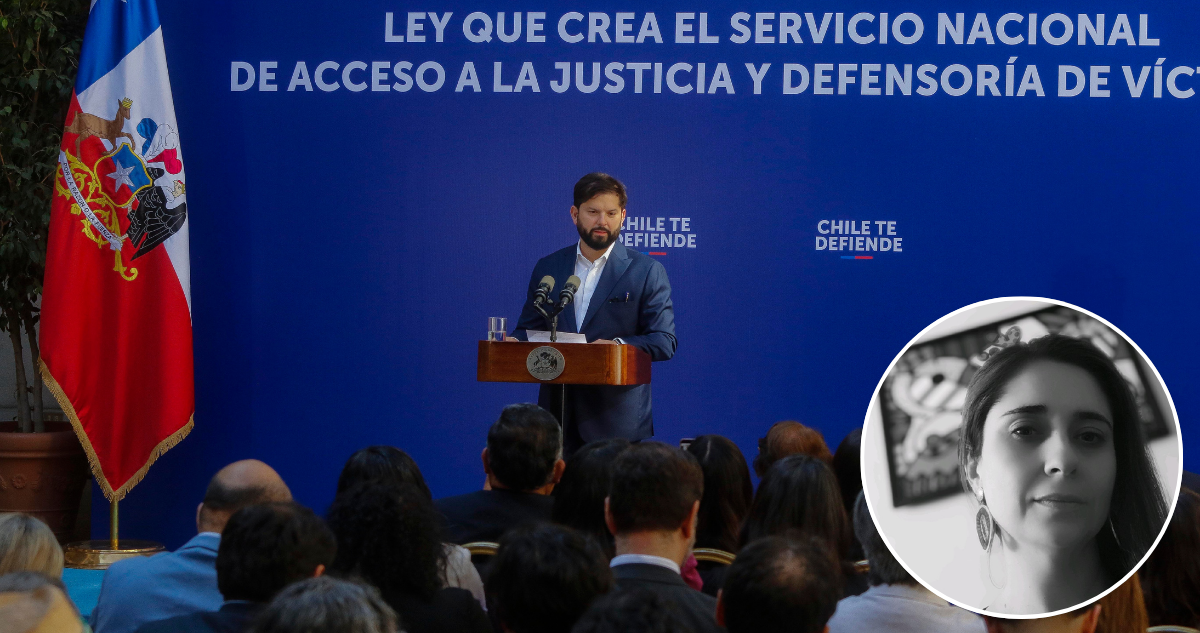 Boric designa a abogada Macarena Cortés como directora del nuevo servicio de Defensoría de Víctimas