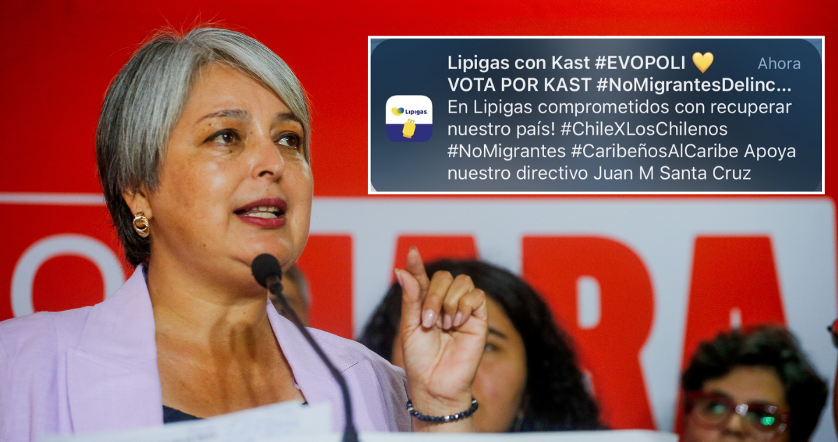 Comando de Jeannette Jara ingresa denuncia al Servel por mensajes pro Kast enviado desde App Lipigas