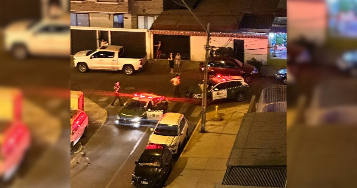Cinematográfica persecución policial en Antofagasta termina con dos detenidos y varios autos chocados