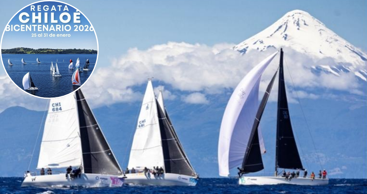 Regata Aramco Chiloé Bicentenario 2026 será en enero: 60 embarcaciones navegarán por el archipielago