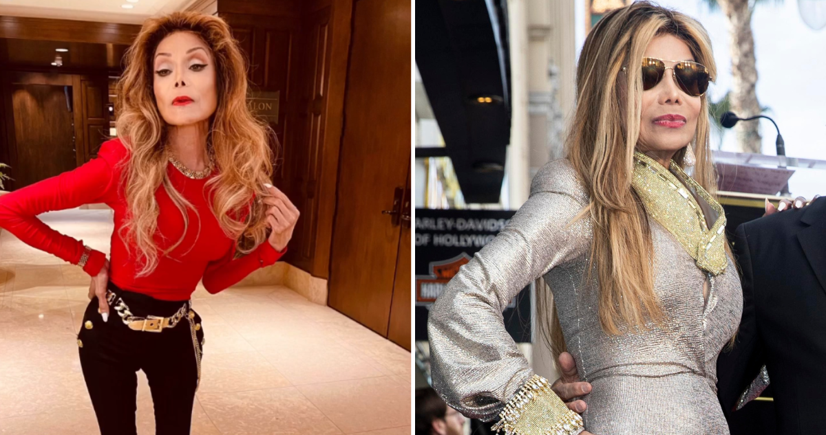La Toya Jackson en 2025 y en 2020 