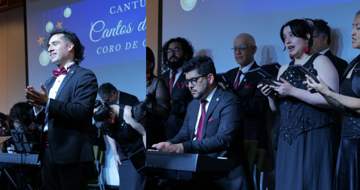 Coro de Cámara de la PUCV realizó por segundo año concierto navideño gratuito en Santiago