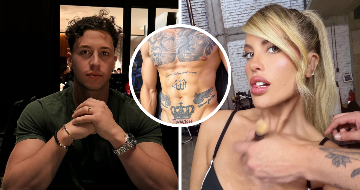 Coté López y su pareja Lucas Lama Von Der Forst