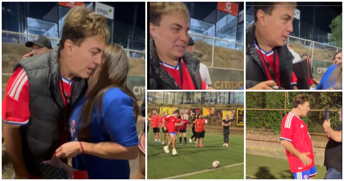 Cristian Castro jugó fútbol con sus fans en su paso por Chile: “No tiene precio”