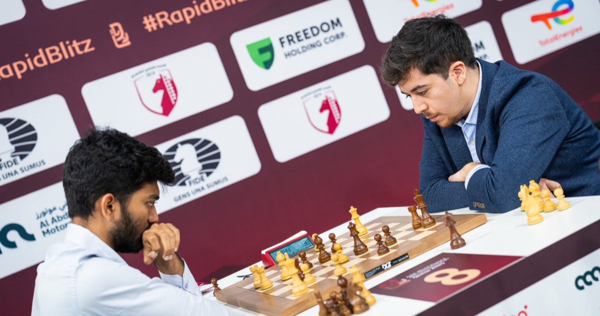 Cristóbal Henríquez en Mundial de Rápidas y Blitz de Doha