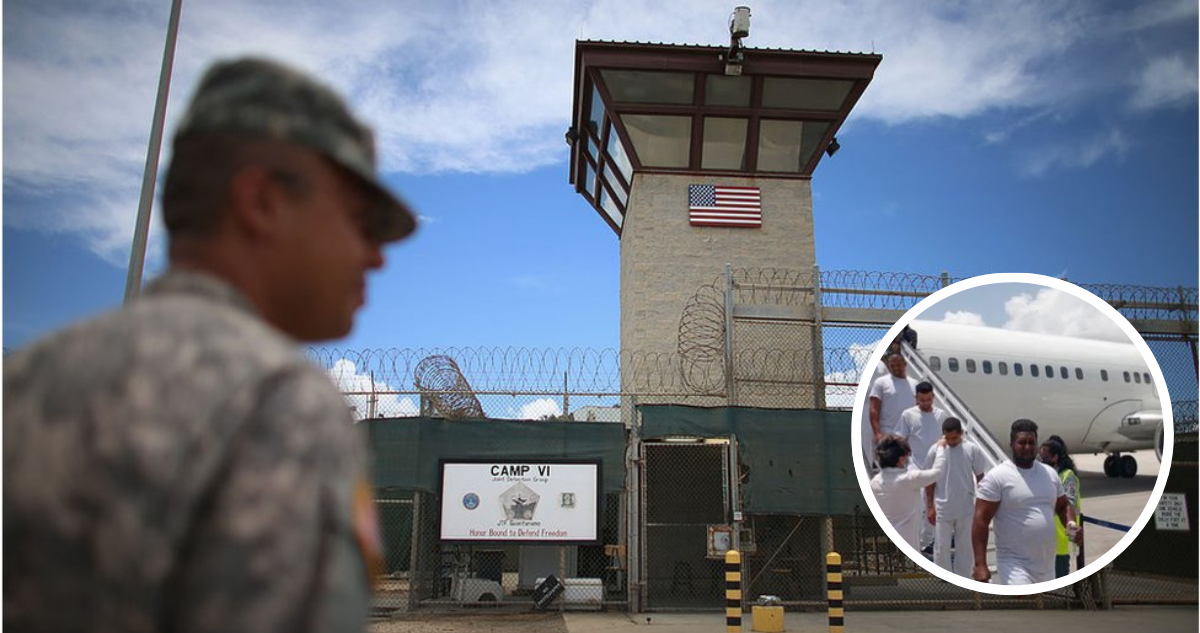Cubanos enviados a Guantánamo