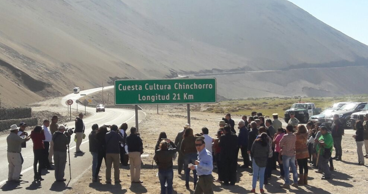 Pistas de la Cuesta Chinchorro recupera su tránsito 24/7 con normalidad en la comuna de Camarones