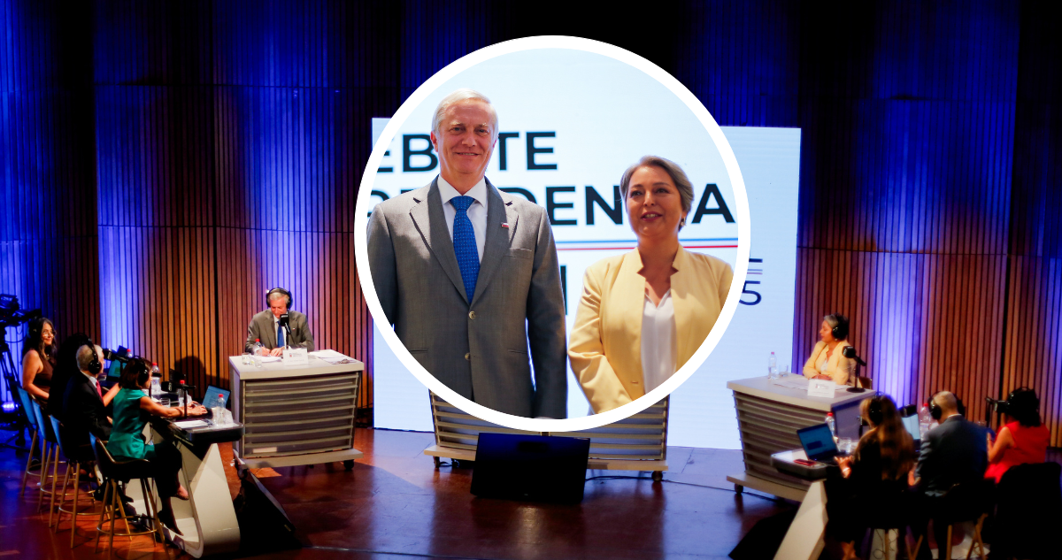 Debate ARCHI y foto de Kast y Jara