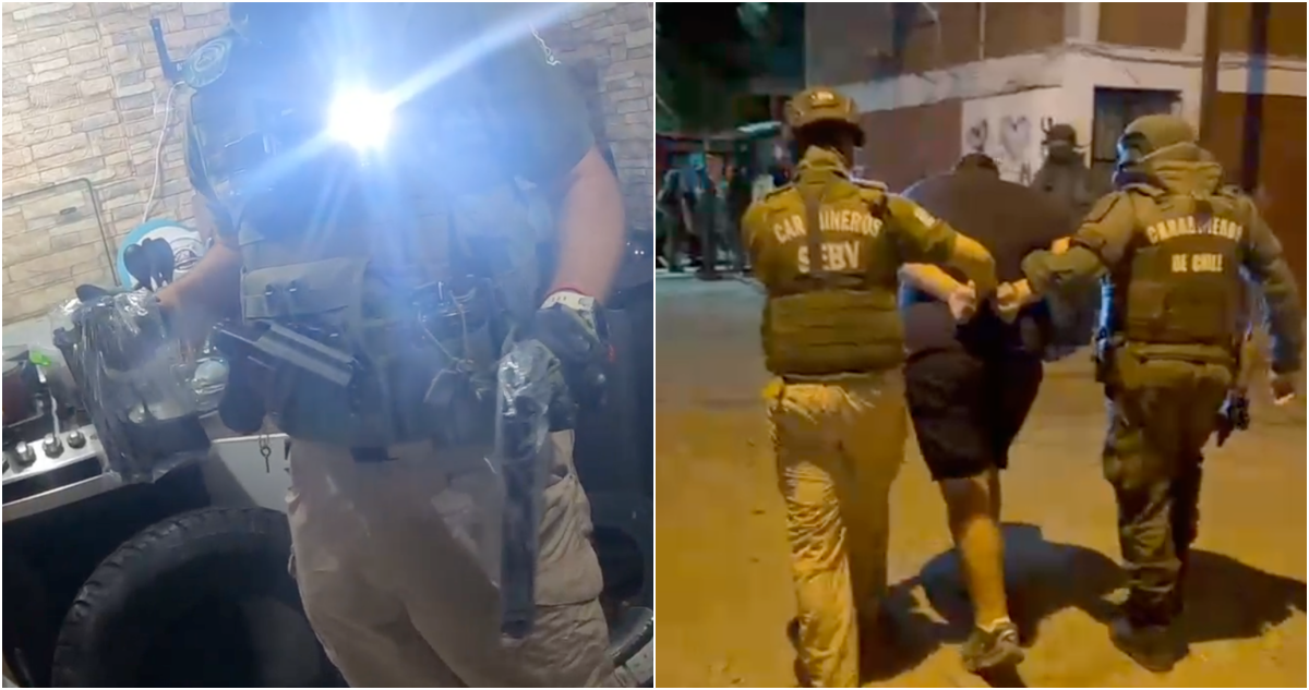 Detienen a dos personas por circular en auto robado en Pudahuel