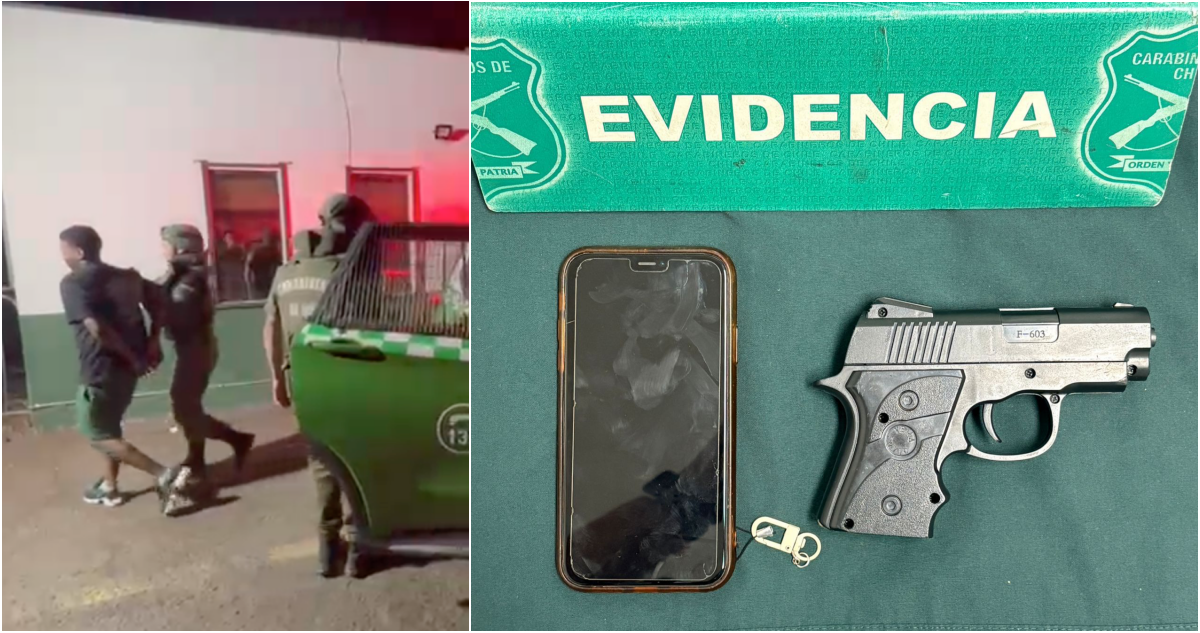 Detienen a dos extranjeros indocumentados por asalto con arma de fuego en Santiago