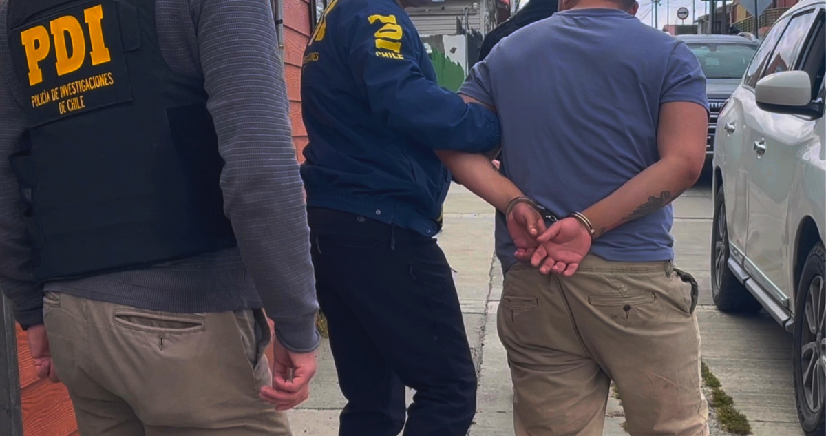 Detienen a autor confeso del homicidio de hombre de 24 años en pleno centro de Punta Arenas