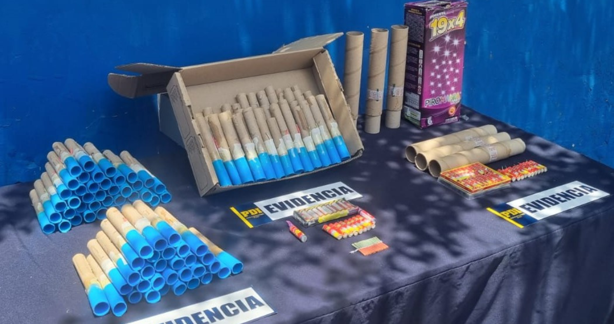 Detienen a sujeto que vendía fuegos artificiales por redes sociales en La Serena: 196 incautados