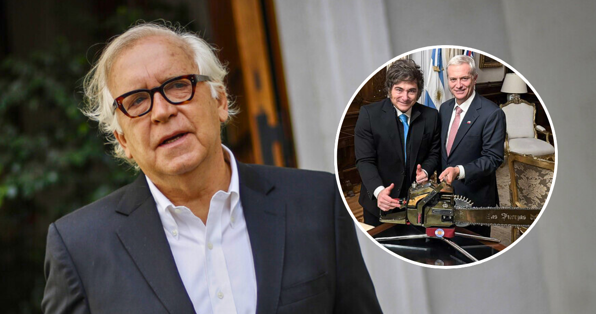 Exministro Burgos por imagen de Kast y Milei posando con motosierra: “Miré con horror la foto”