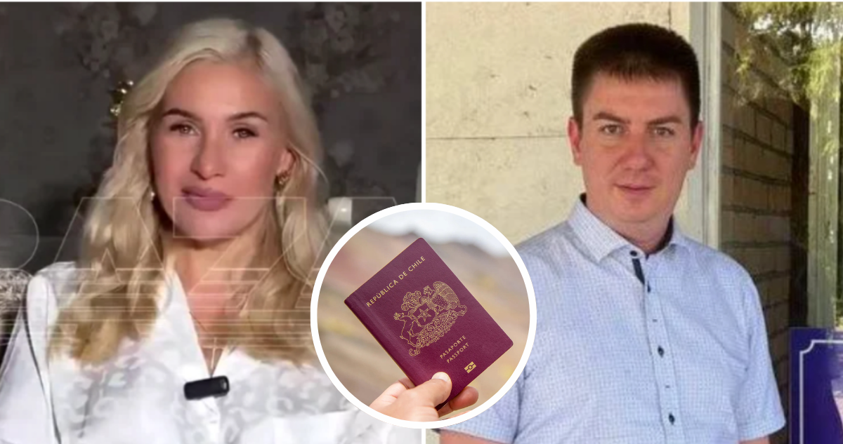 Lyubov Marchenko y su esposo, el diputado ruso Alexander Dorozhkin