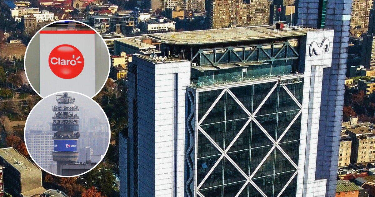 América Móvil, controladora de Claro Chile, y Entel rompen alianza para puja por Telefónica
