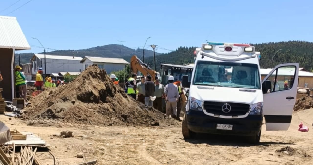 Dos trabajadores mueren tras derrumbe en construcción de conjunto habitacional en Laraquete