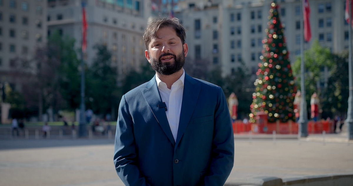 “Estamos orgullosos de lo que hemos construido”: El mensaje del presidente Boric en víspera de navidad