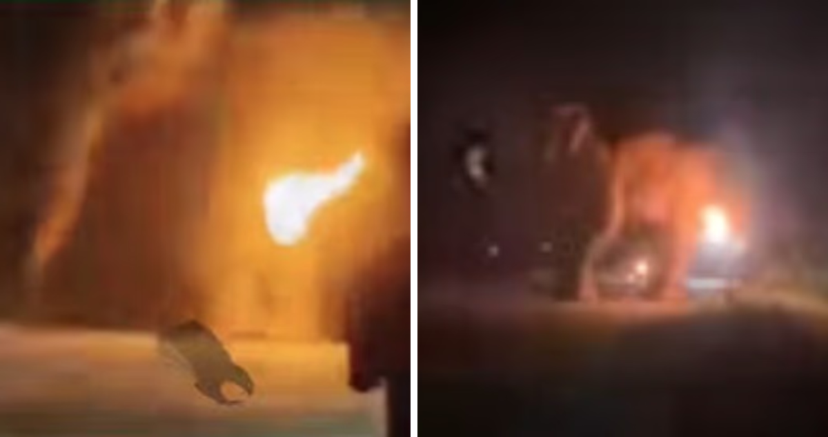 Presuntas imágenes de elefante quemándose en Sri Lanka
