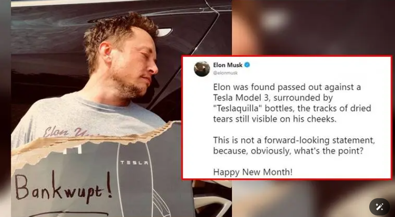 Elon Musk siendo gracioso...