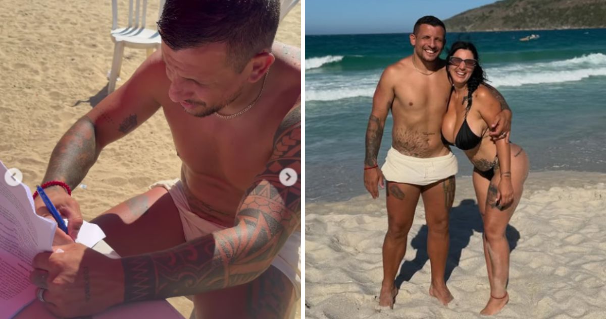 Emiliano Vecchio mostró cómo firmó su vuelta a Unión Española.