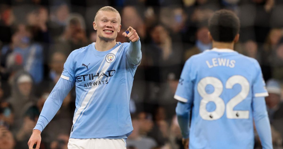 Erling Haaland respondió con humor a la advertencia de Pep Guardiola.