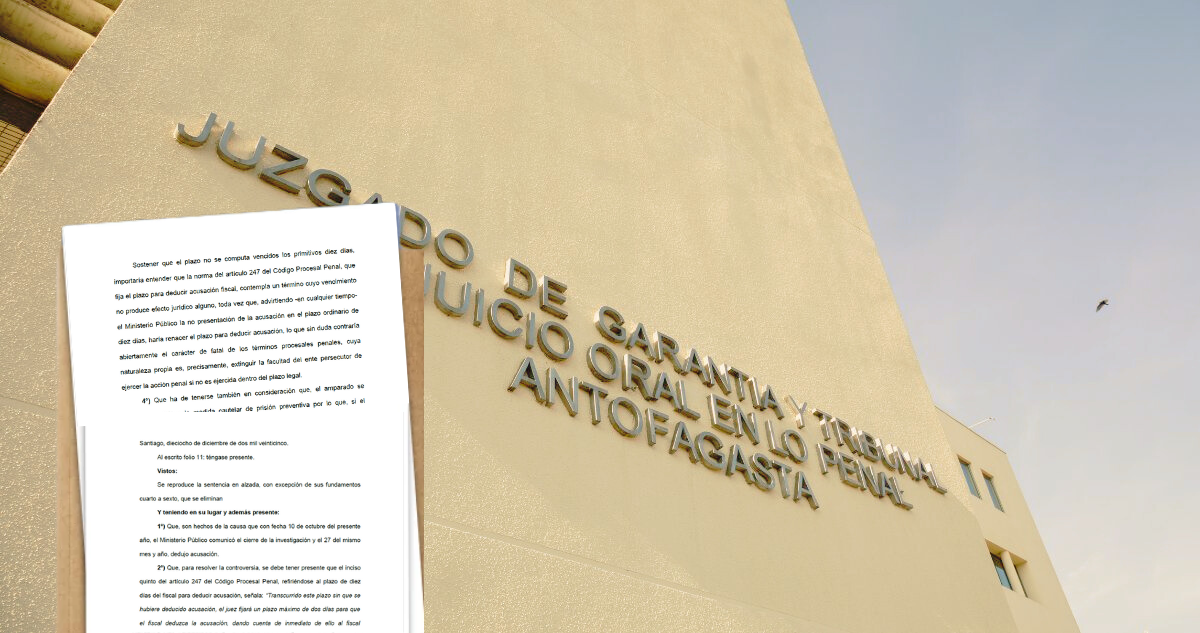 Juzgado de Garantía de Antofagasta y resolución al frente