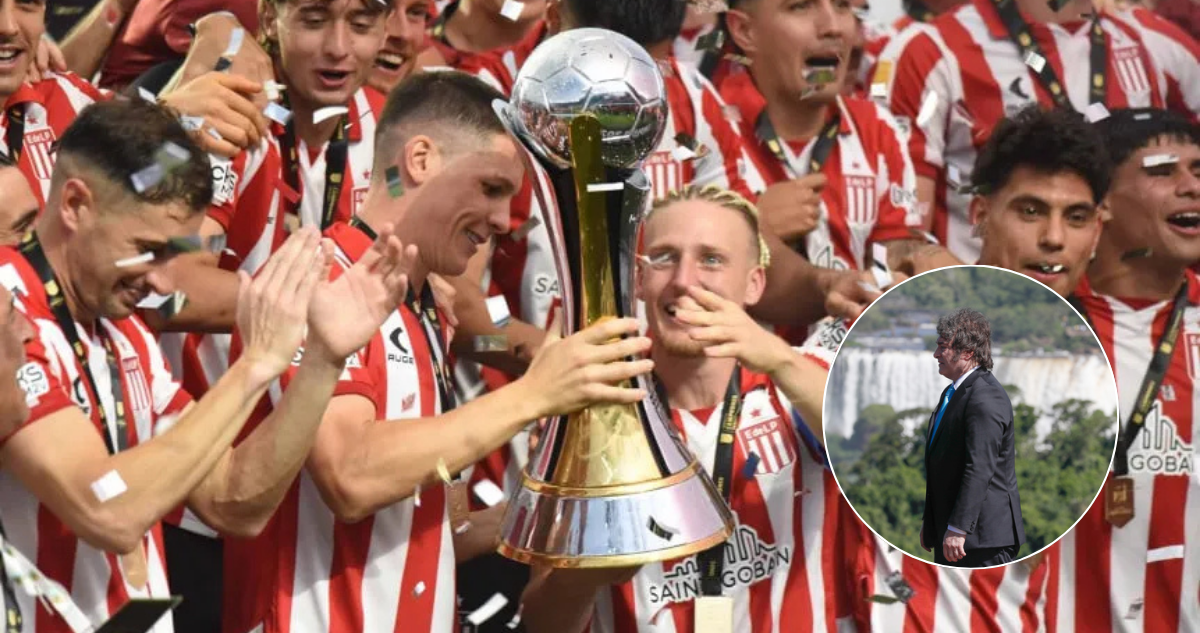 Estudiantes de La Plata y felicitaciones de Milei