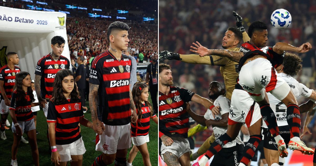 Flamengo se coronó campeón del Brasileirao tras superar a Ceará: gol de Samuel Lino y Erick Pulgar titular