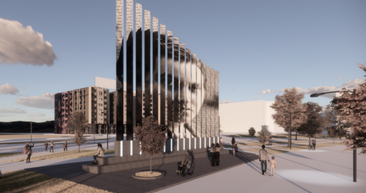 Monumento dedicado a Gabriela Mistral que se ubicará en Plaza Baquedano, estaría terminado en febrero