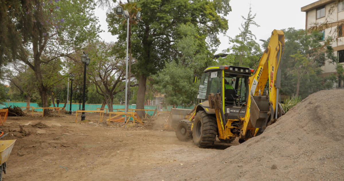 Desbordes sobre el proyecto de inicio de mejoramientos del Parque Portales