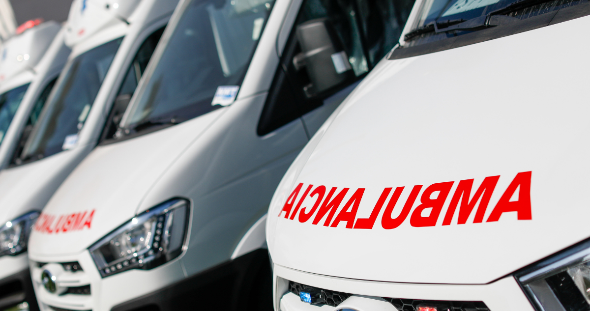 Fotografía de contexto de ambulancias