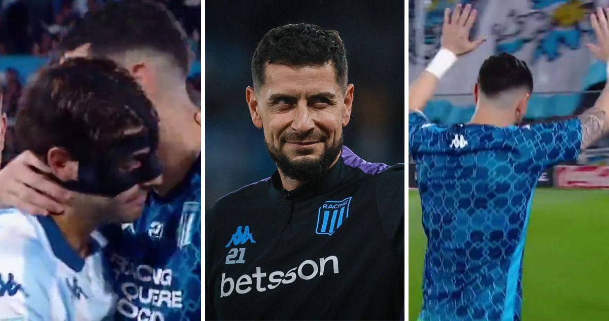 Gabriel Arias se despidió emocionado de Racing Club de Argentina.