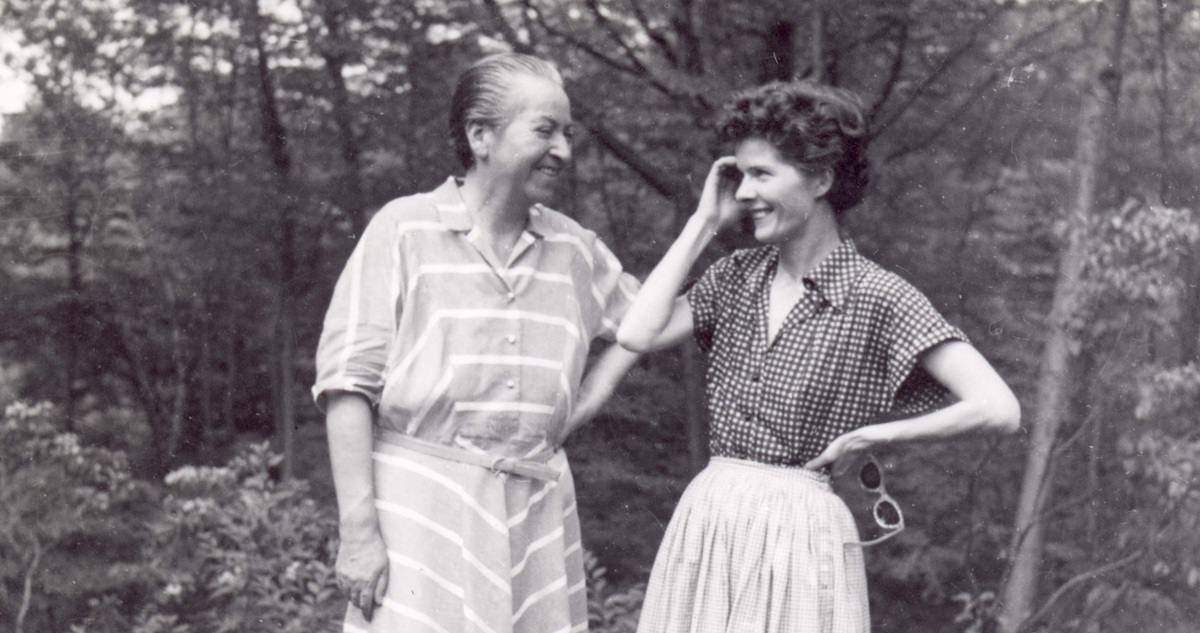 Gabriela Mistral y Doris Dana