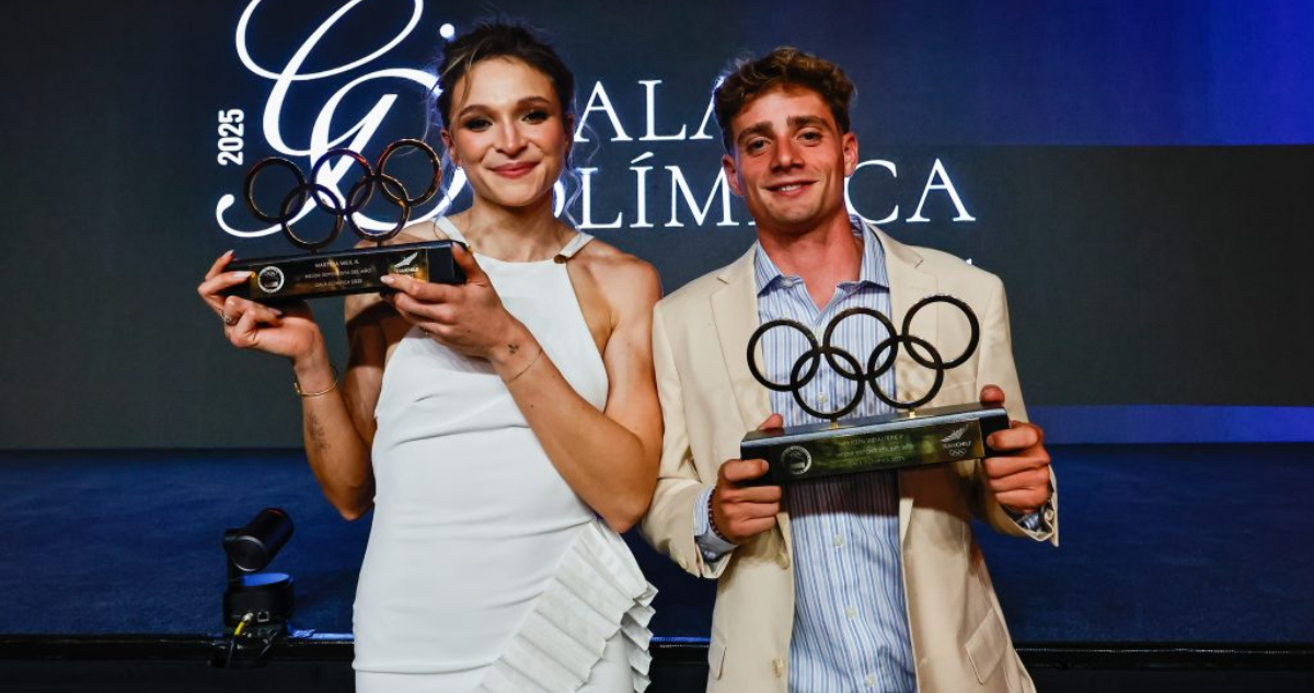 El COCh elige a Martina Weil y Martín Vidaurre como los mejores deportistas del año en Gala Olímpica