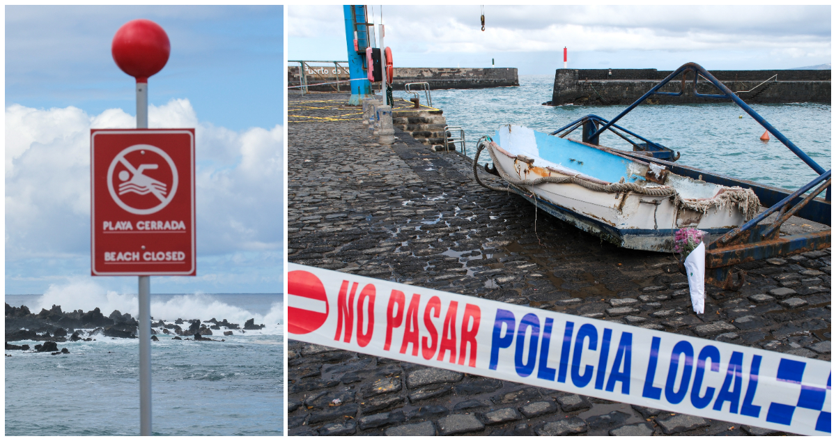 Un violento “golpe de mar” mata a al menos 4 turistas en las Islas Canarias