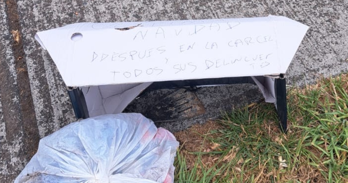 GOPE DETONA CAJA CON AMENAZAS EN TEMUCO