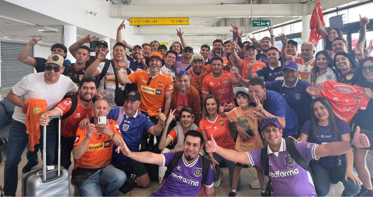 Hinchas del Conce y Cobreloa ‘pelearon’ juntos en aeropuerto y consiguieron vuelo de urgencia a Calama tras repentina cancelación