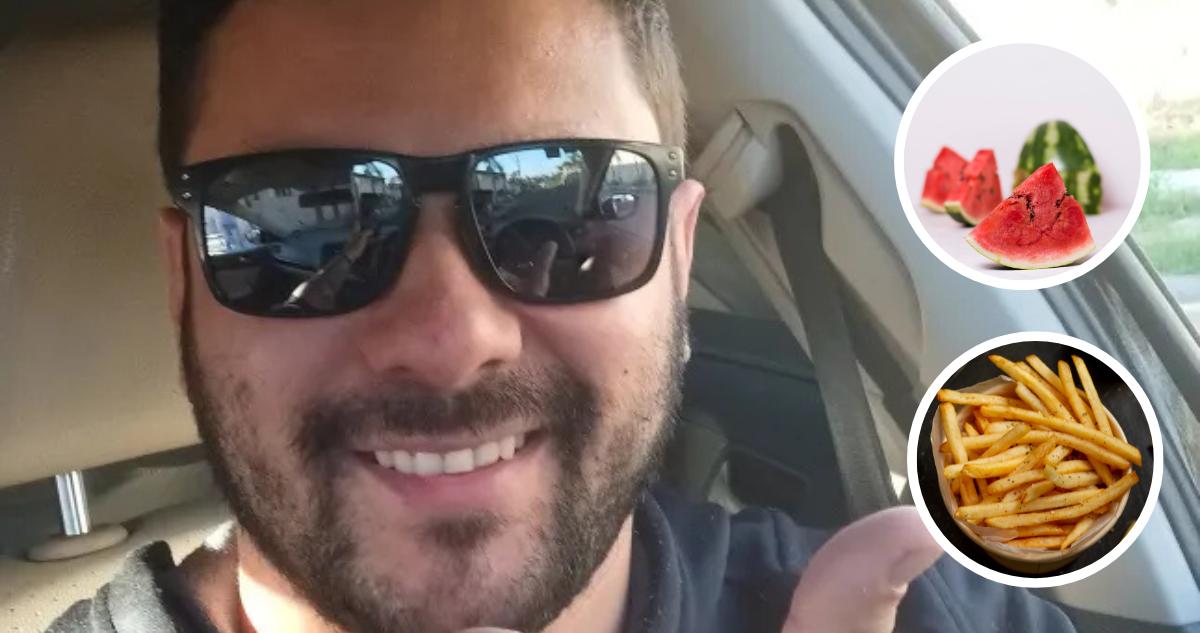 Hombre muere asfixiado tras comer sandía para ganar una porción gratis de papas fritas en Brasil