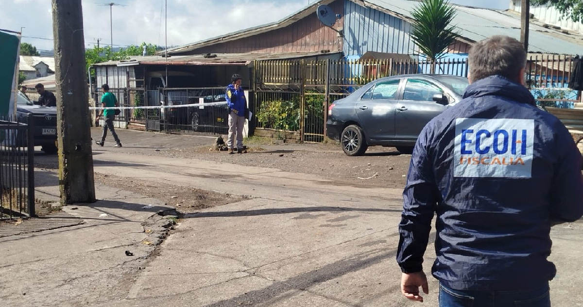 Hombre queda en riesgo vital tras recibir un disparo en la cabeza en población de Concepción