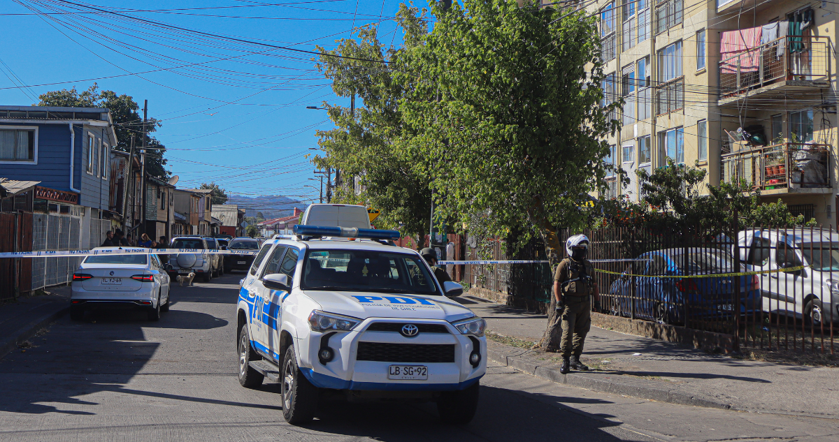 Detienen a dos hermanos acusados por homicidio de joven en sector Pedro del Río Zañartu de Concepción