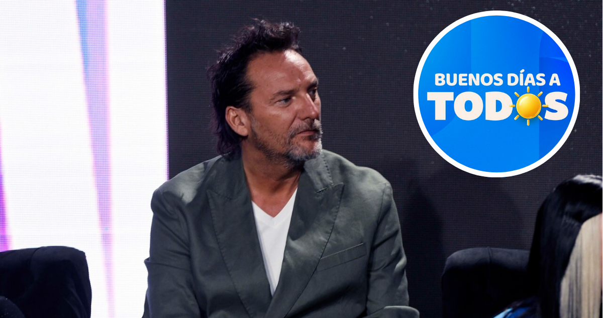 Daniel ‘Huevo’ Fuenzalida y logo de ‘Buenos días a todos’ en miniatura