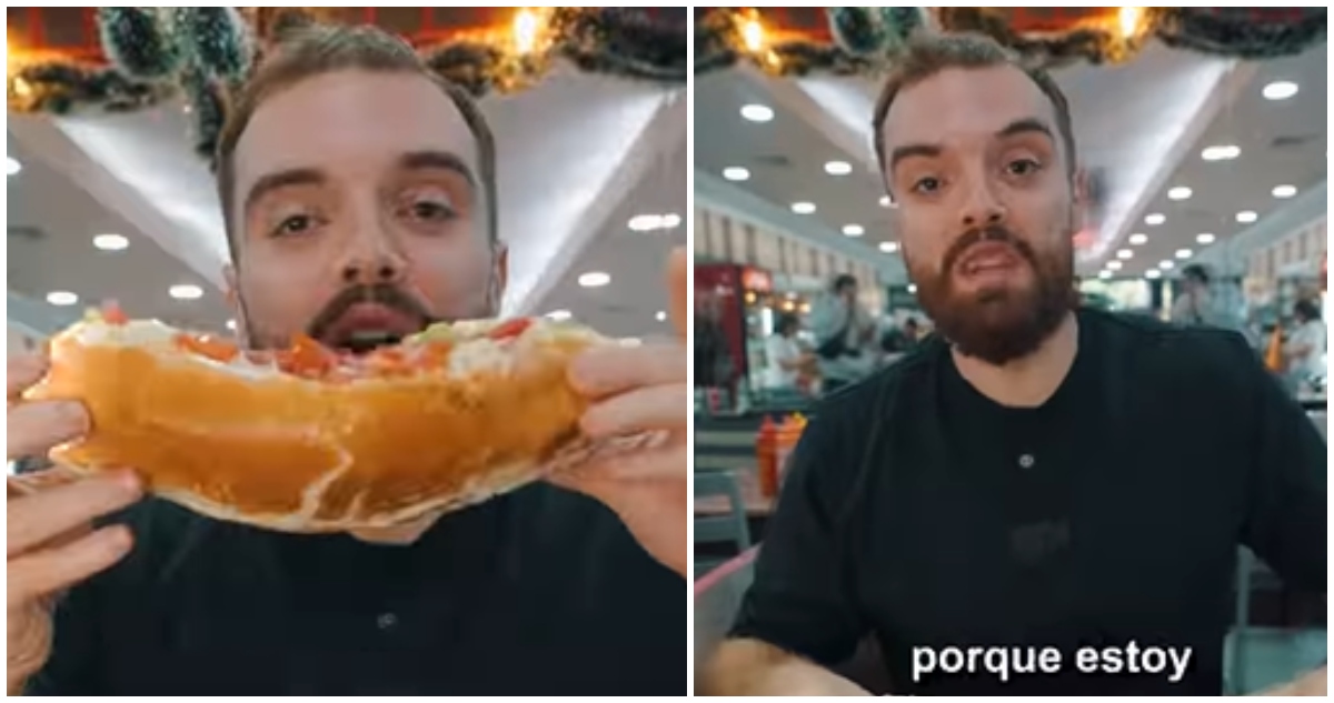 Ibai Llanos probó los completos y entregó su veredicto: grabó su reacción