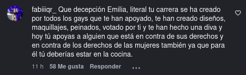 Comentario a Emilia Dides