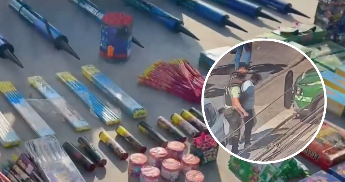 Incautan más de 12.000 fuegos artificiales de contrabando en Alto Hospicio: un detenido