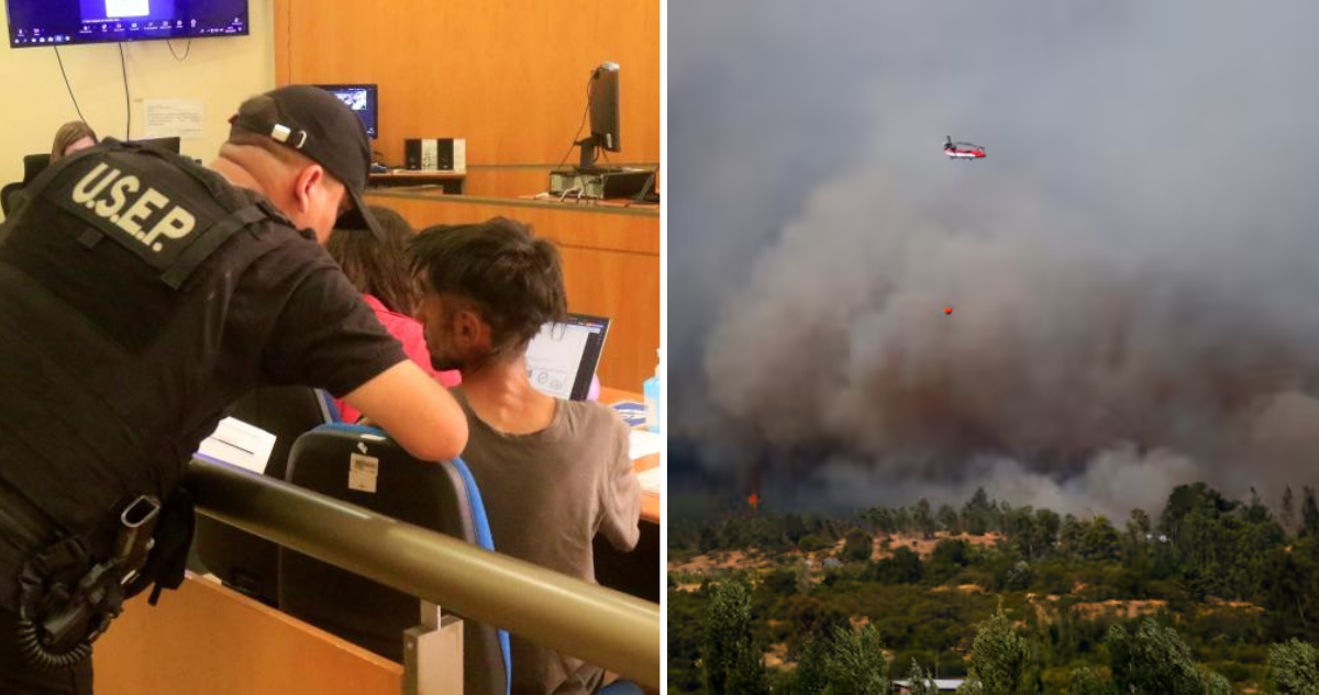 Detenido por incendio en Maule quedó en libertad