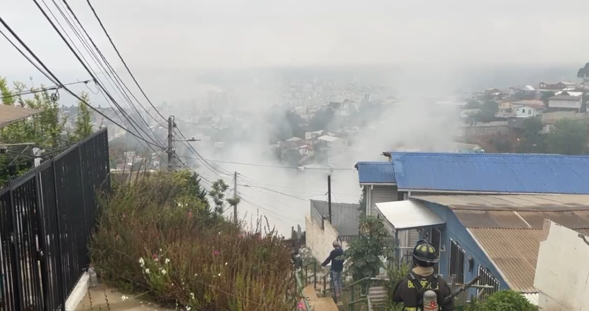 Detienen a presunto responsable de incendio que dejó un fallecido en Viña del Mar