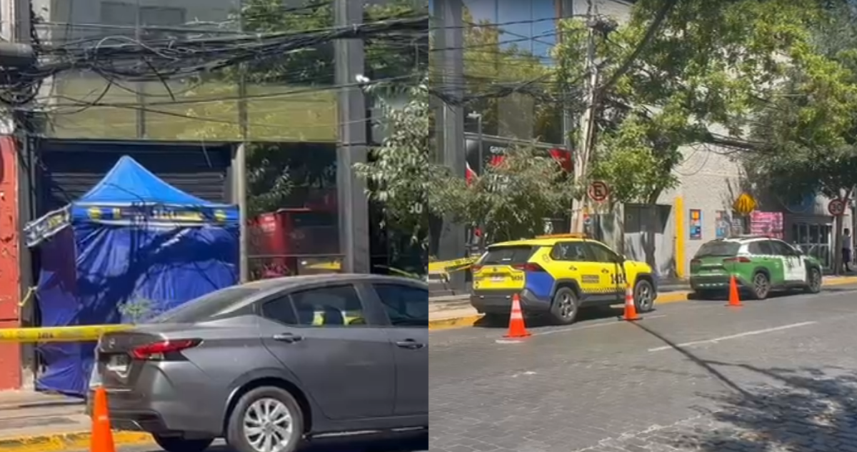 Investigan muerte de persona en situación de calle a pasos del Metro Manuel Montt en Providencia